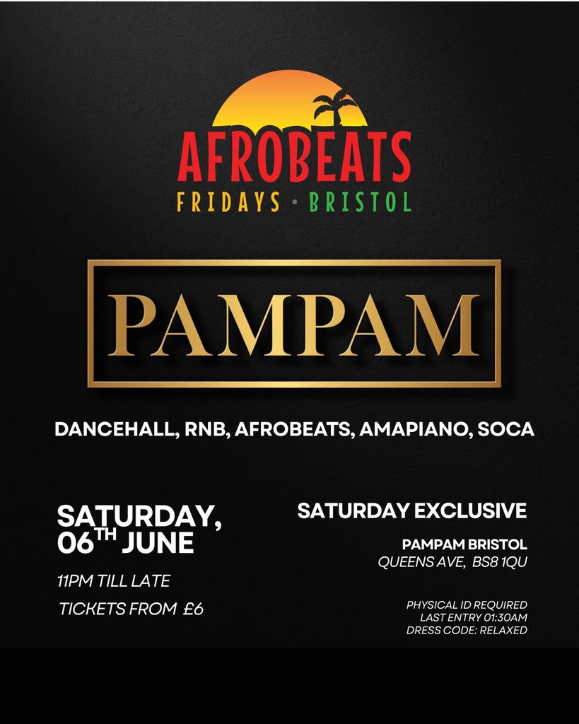 SATURDAY EXCLUSIVE x AFROBEATS FRIDAY