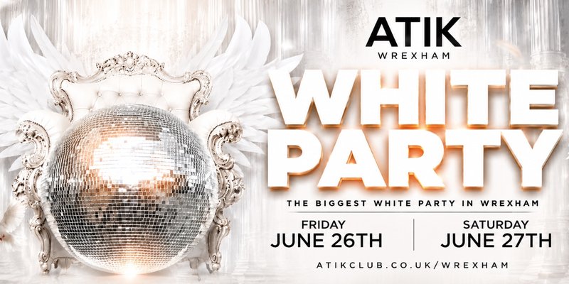 Saturday ATIK- WHITE PARTY Weekender