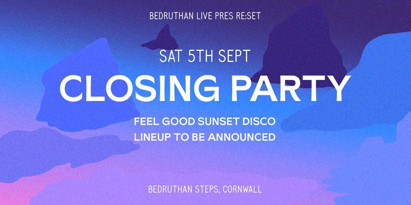 Bedruthan Live presents RE:SET - 5th SEPTEMBER 2026