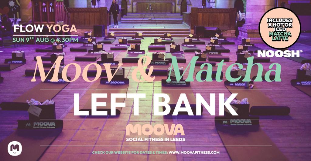 MOOV & MATCHA: FLOW YOGA w/ Gaby - Sun 9th Aug @ 4.30pm