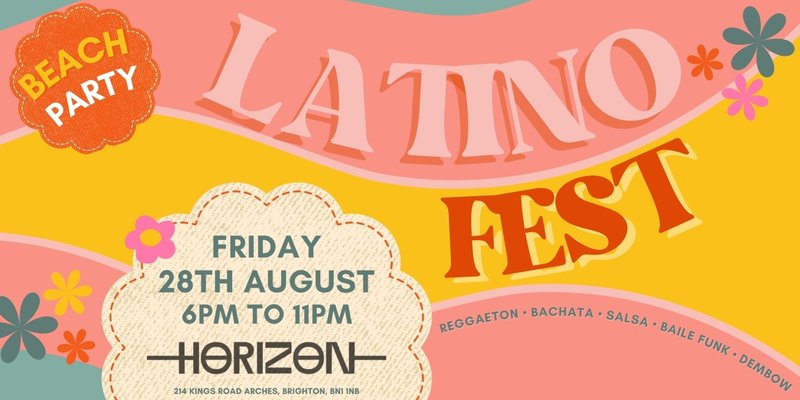 Latino Fest Beach Party (Brighton) August 2026
