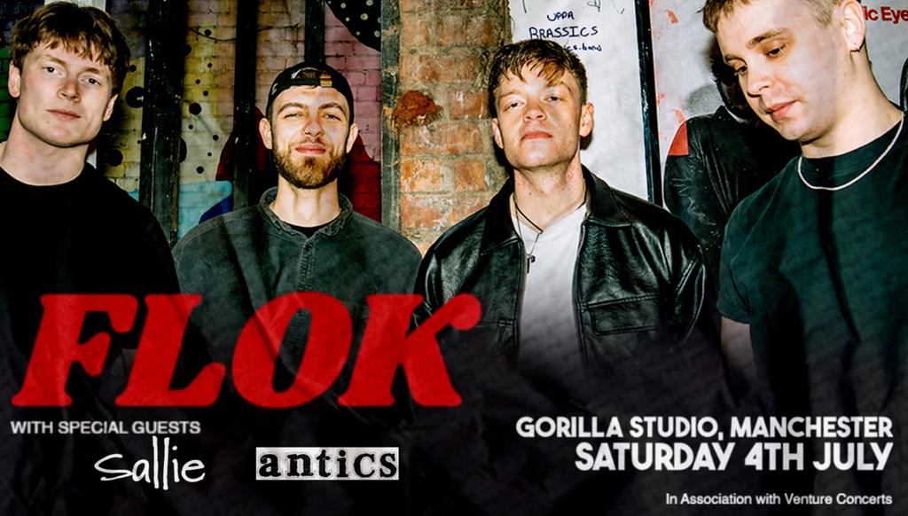 FLOK | 'Stop Turning' Release Party - w/ Sallie & Antics | Gorilla Studio