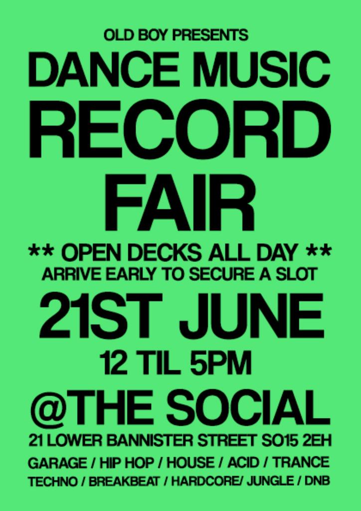SOUTHAMPTON RECORD FAIR