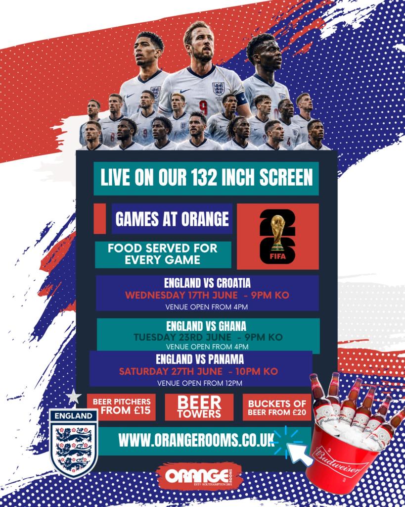 ENGLAND Vs CROATIA - World Cup Live Screening