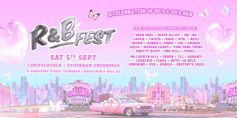 R&B Fest Is Coming To Christchurch!