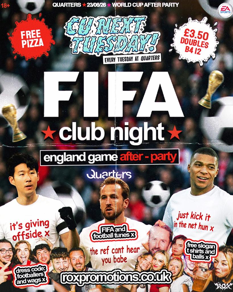 CU NEXT TUESDAY | ⚽️ FIFA CLUB NIGHT - WORLD CUP ⚽️ | 23/06