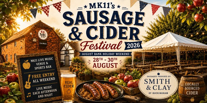 Sausage & Cider Festival 2026 - Free Entry