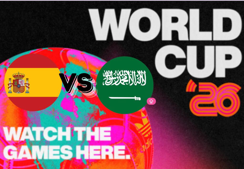 WORLD CUP - Spain VA Saudi Arabia