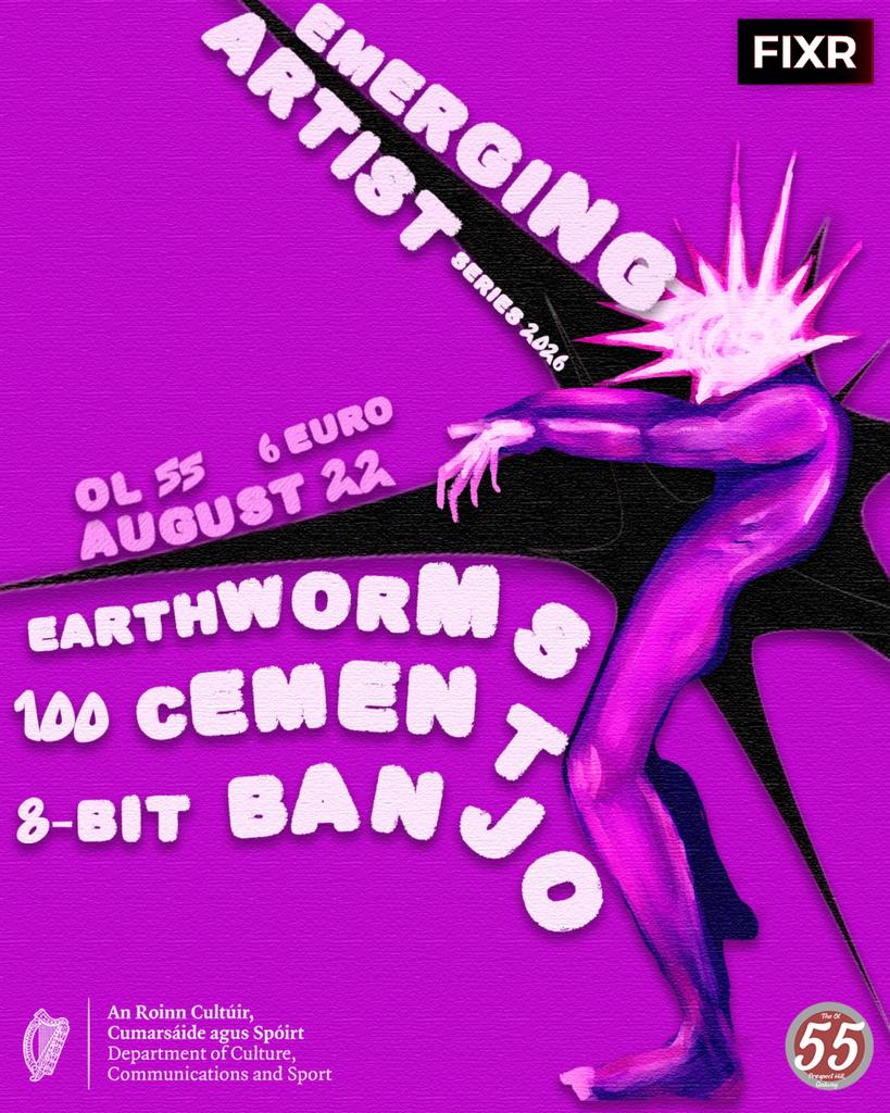 Emerging Artists Series 2026 - Earthworms, 8Bit Banjo, 100 Cement