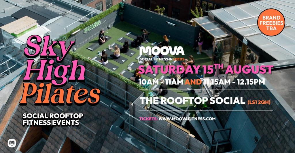 SKY HIGH PILATES @ The Rooftop Social - Sat 15th August