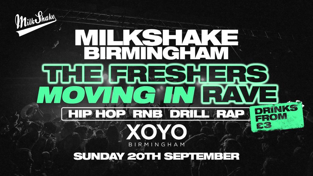 The Birmingham Freshers Moving In Rave