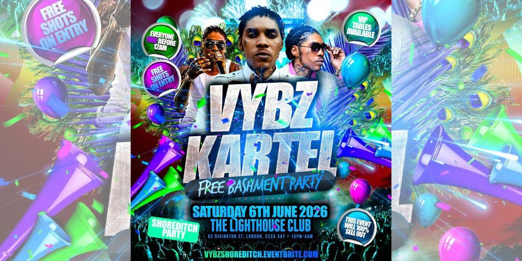 Vybz Kartel - Free Bashment Party - Everyone Free Before 12AM