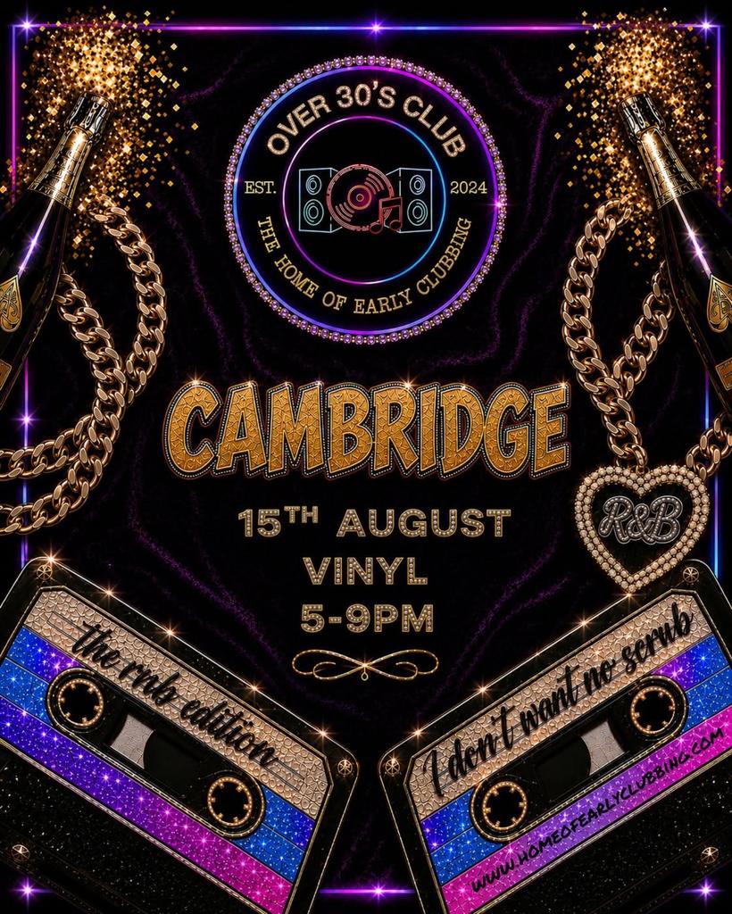 Over 30s Club: Cambridge (R&B Edition)