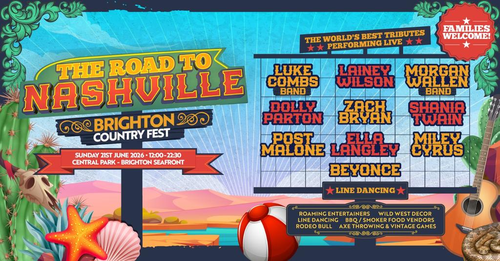 Road to Nashville Outdoor Festival | Brighton Seafront