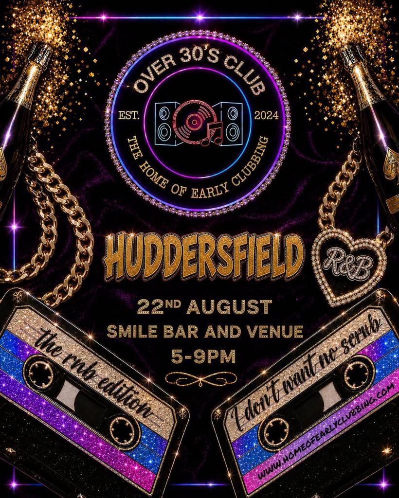 Over 30s Club: Huddersfield (R&B Edition)
