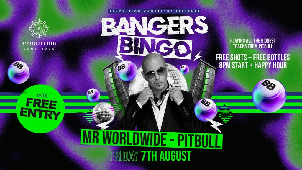BANGERS BINGO - PITBULL EDITION