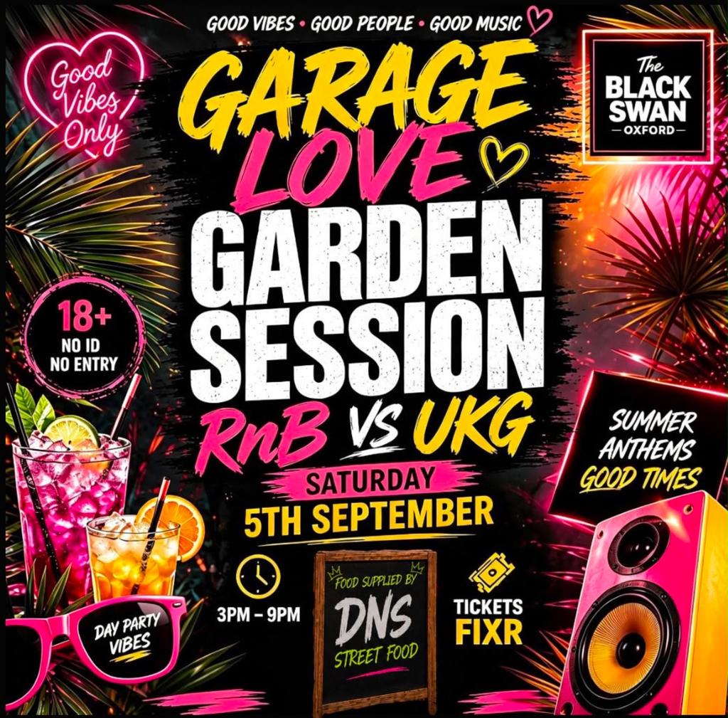 Garage Love Presents: Garden Session RNB VS UKG Day Party