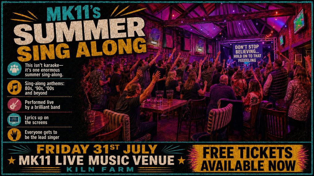 Summer Sing Along - Free Entry