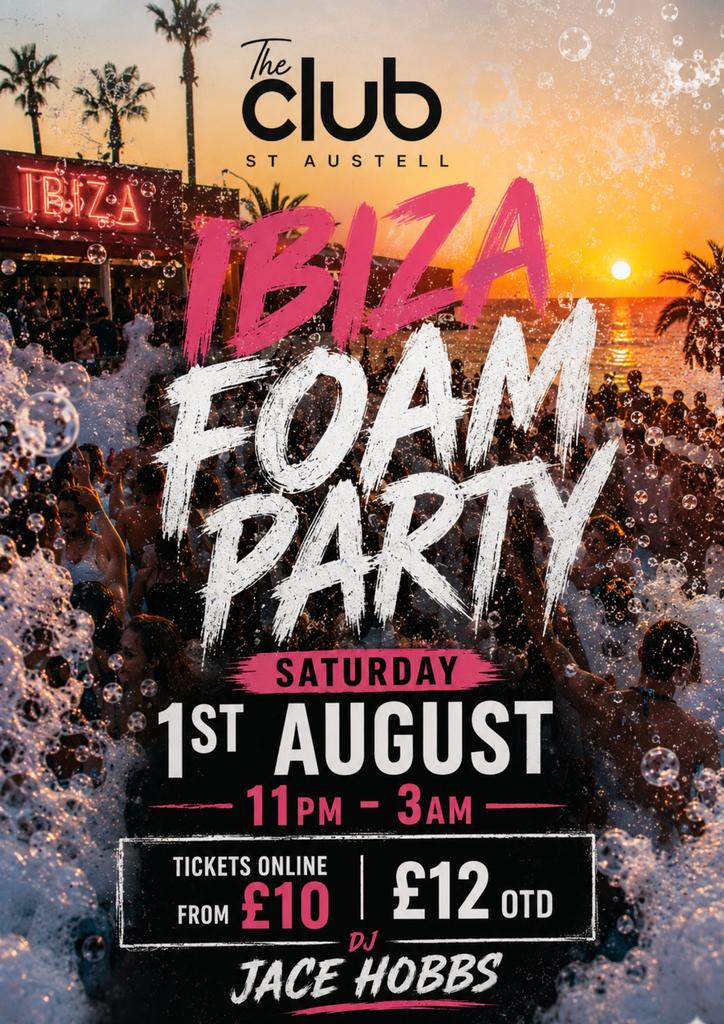 The Club Foam Party Summer 2026