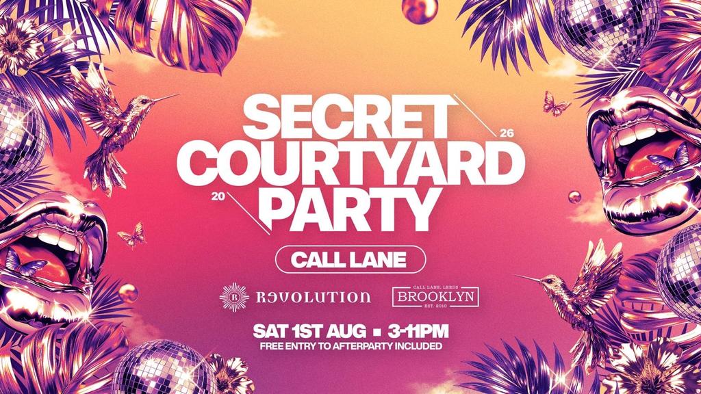 SECRET COURTYARD PARTY
