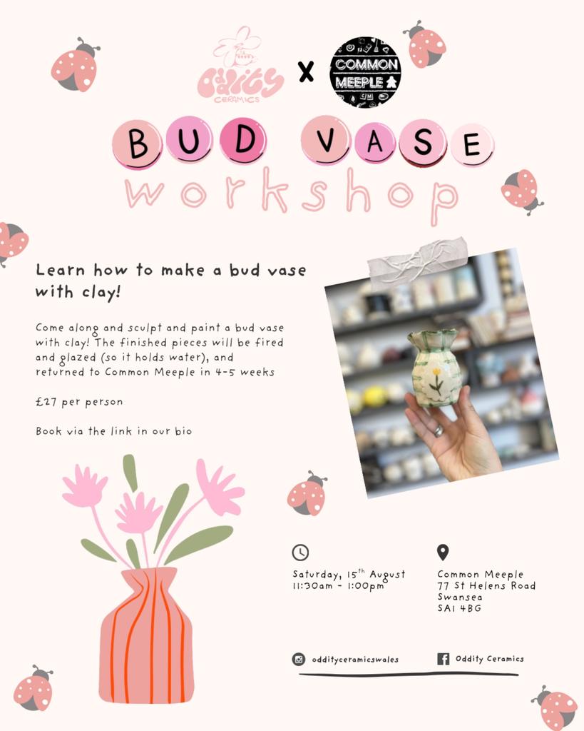Bud Vases Pottery Vases @ Common Meeple