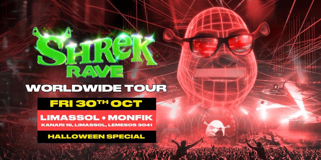Shrek Rave is coming to Limassol!