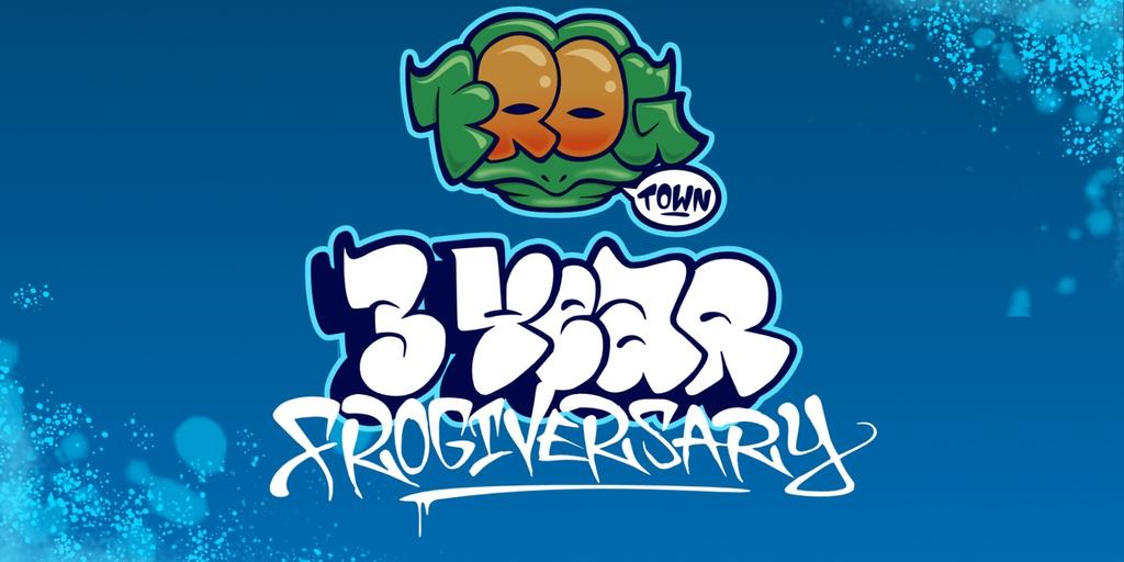 Frogtown 3 Year Frogiversary