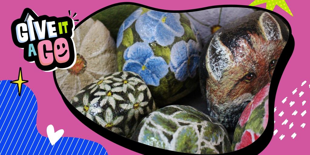 Give It A Go: Creative Rock Painting!