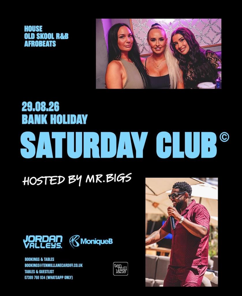 BANK HOLIDAY SATURDAY CLUB
