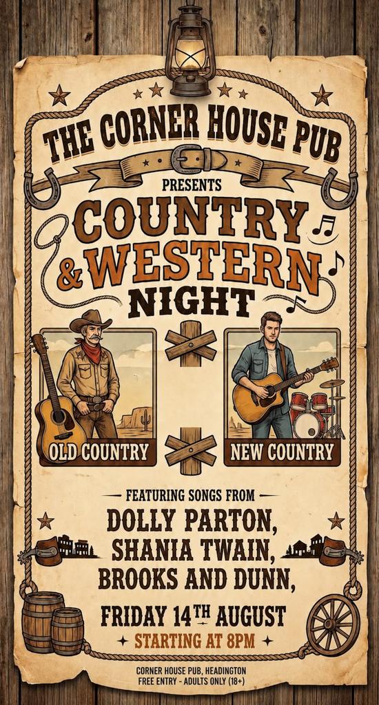 Country and western night