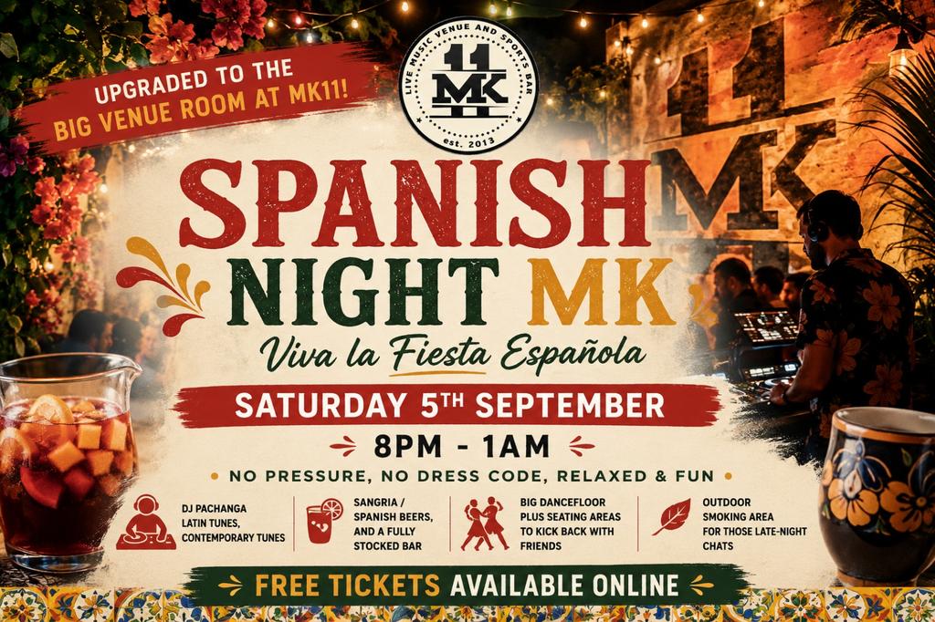 Spanish Night MK - Free Entry