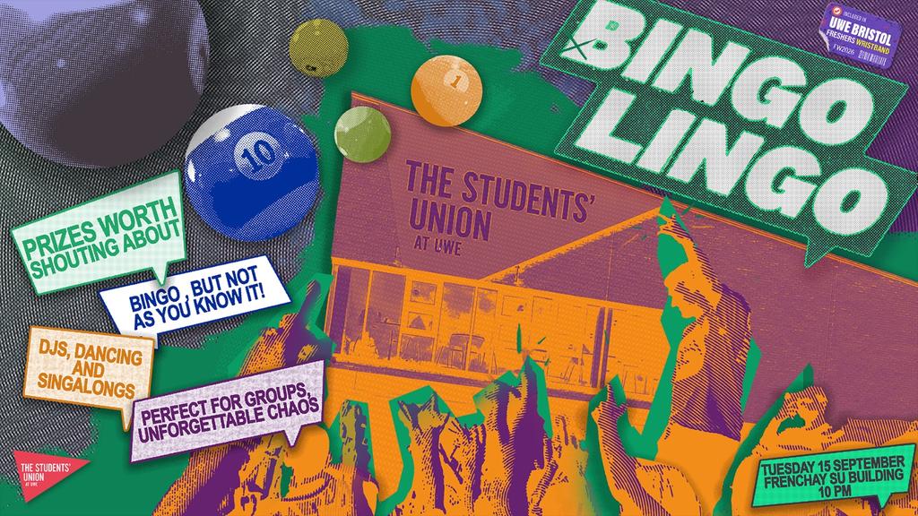 UWE Bristol Official Freshers | Bingo Lingo