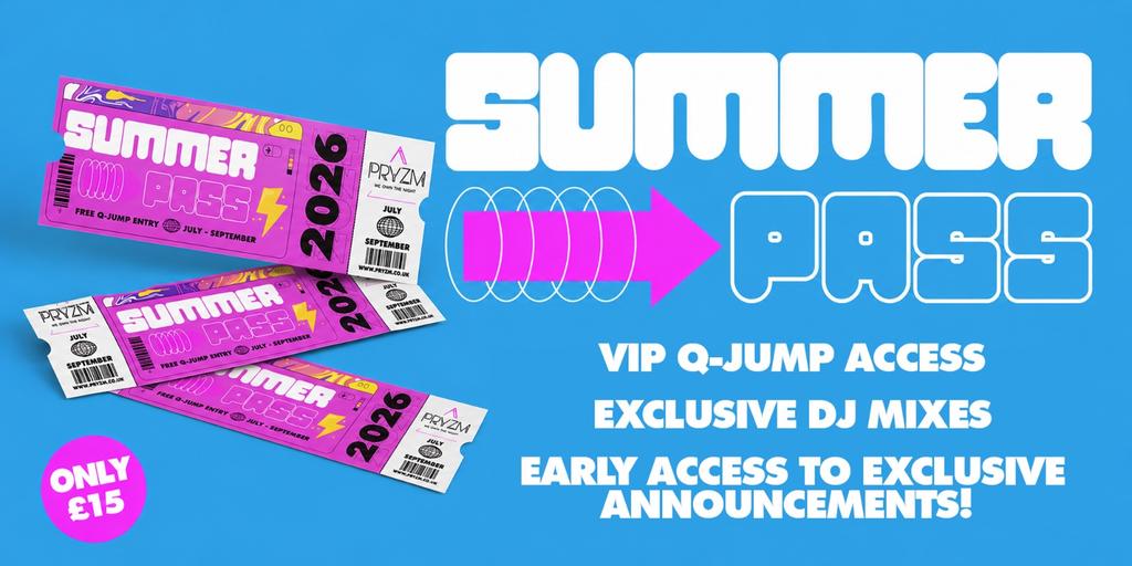 Summer Weekend Pass ⛱️ Your 12 weeks of Summer ☀️ Entry to 25 events!