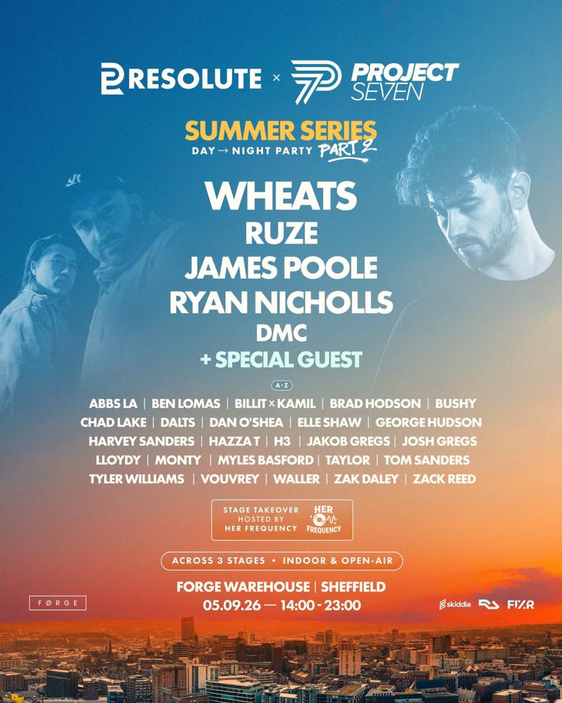 RESOLUTE X PROJECT 7 PRESENT SUMMER SERIES PART 2 W/ WHEATS, RUZE, JAMES POOLE & MORE