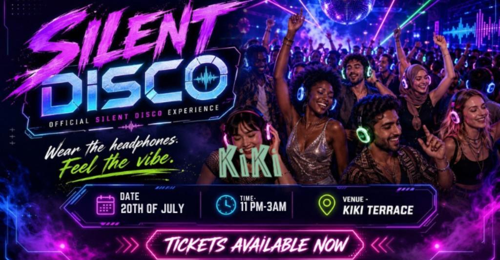 KIKI ROOFTOP - SILENT DISCO PARTY!