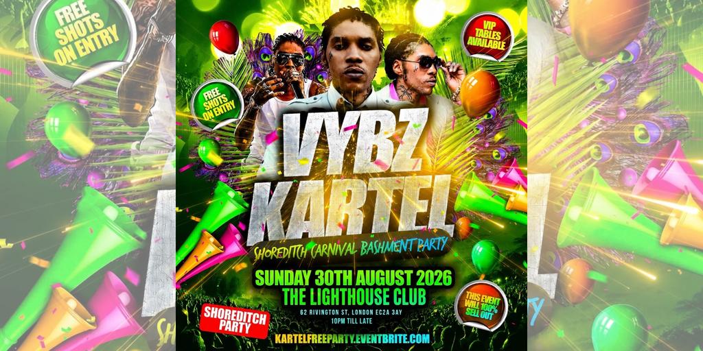 VYBZ Kartel - Shoreditch Carnival Bashment Party
