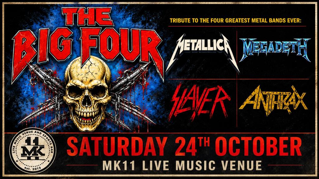 The Big Four - Metallica / Slayer / Megadeth / Anthrax