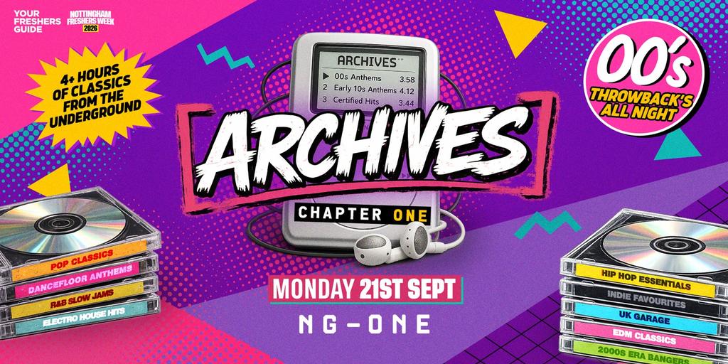 Archives Nottingham - The UK's Biggest 00s Freshers Tour!