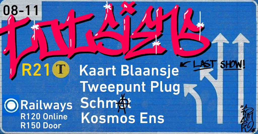 Totsiens R21- Kosmos, Tweepuntplug, SCHMÄT & Kaart Blaansje
