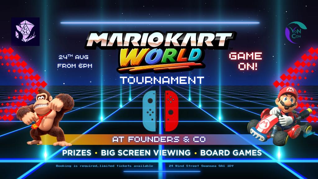 🏎️MARIO KART WORLD TOURNAMENT!🎮⭐FREE EVENT⭐🎟️