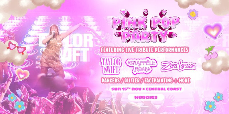 The Pink Pop Party - Central Coast