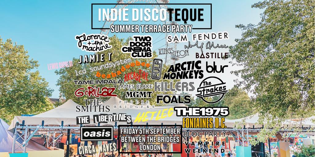 Indie Discoteque Summer Terrace Party (London)