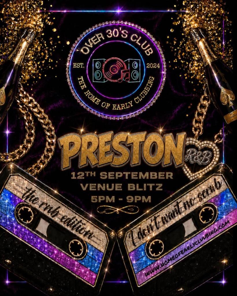 Over 30s Club: Preston (R&B Edition)