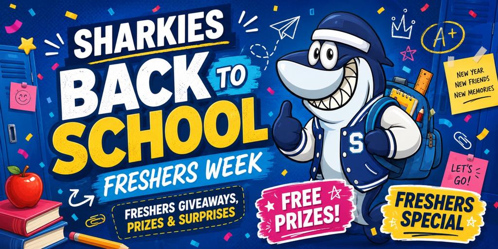 SHARKIES BATH: Freshers