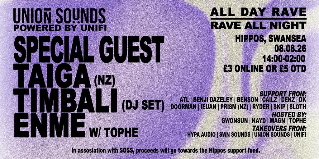 Union Sounds: Hippos Fundraiser ft SPECIAL GUEST & MORE