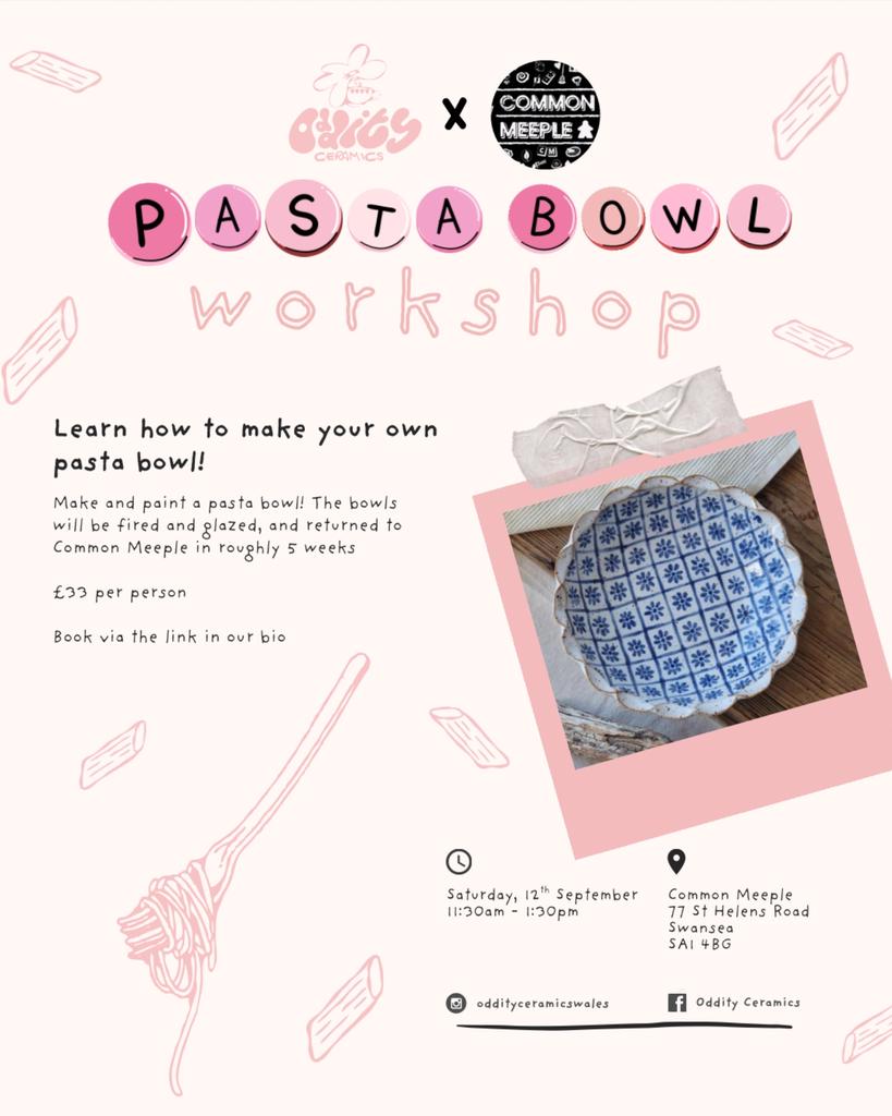 Pasta Bowls Pottery Workshop @ Common Meeple