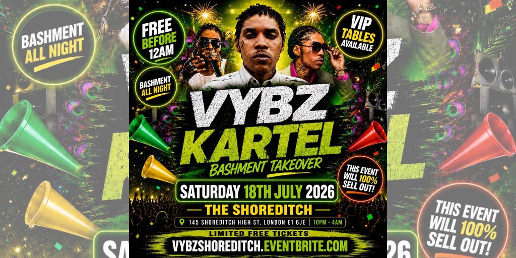 VYBZ Kartel - Bashment Takeover - Everyone Free Before 12AM