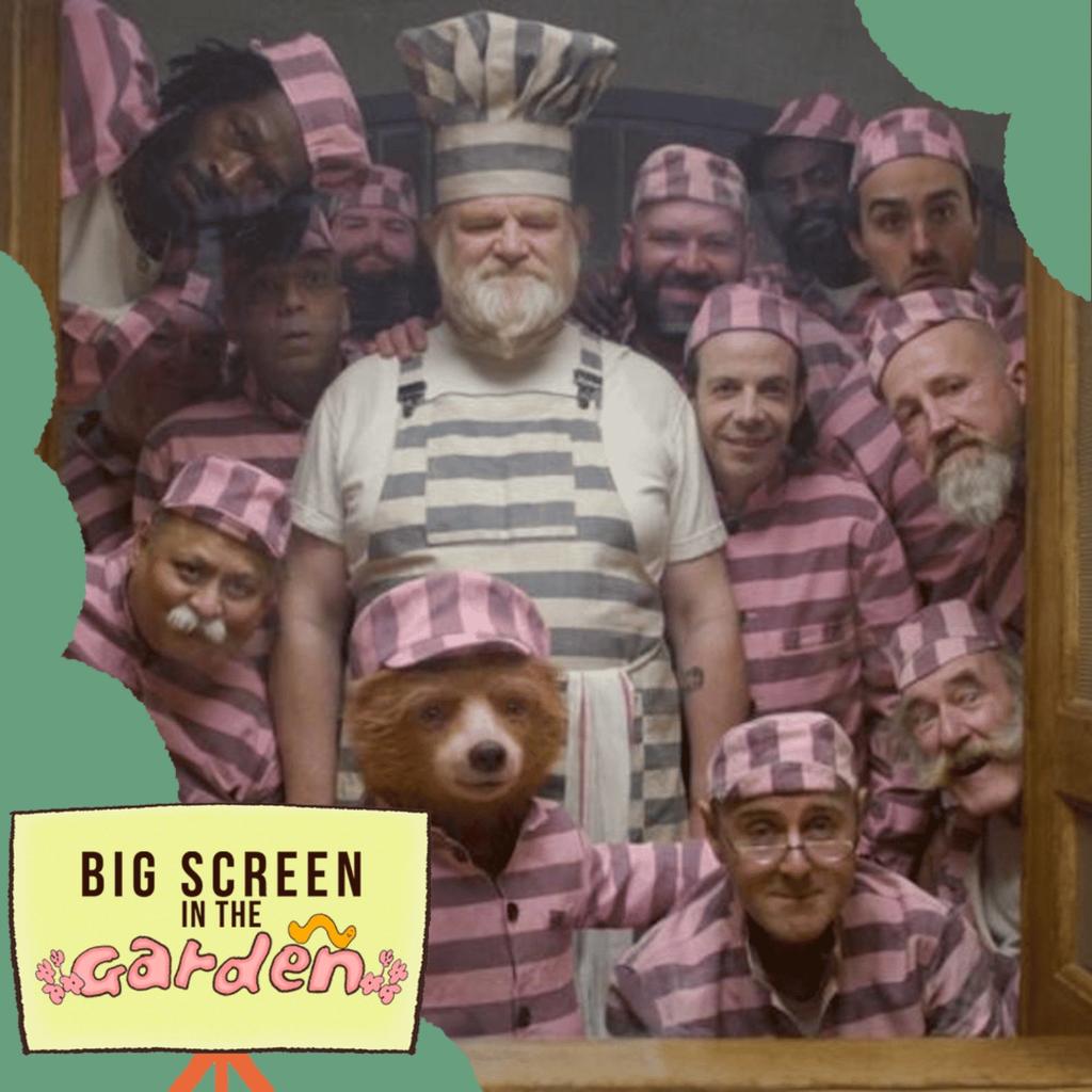 Big screen in the garden- Paddington 2 (PG)