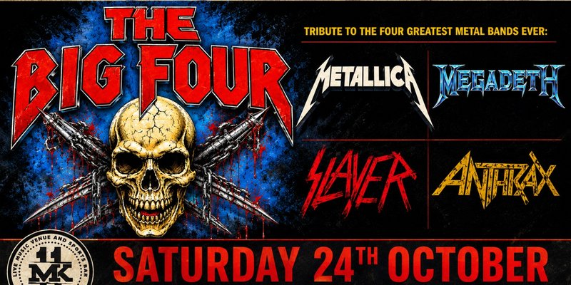 The Big Four - Metallica / Slayer / Megadeth / Anthrax billetter