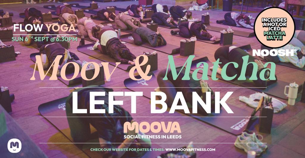 MOOV & MATCHA: FLOW YOGA w/ India - Sun 6th Sept @ 6.30pm